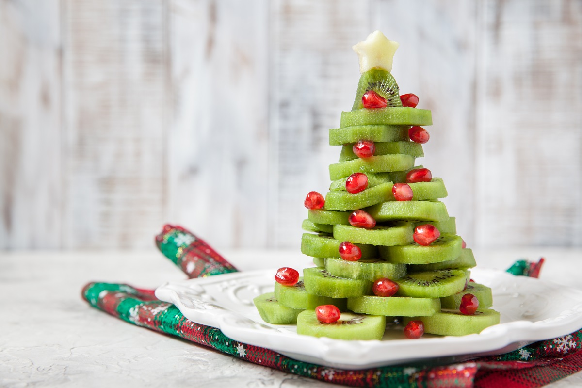 Kiwi fruit Christmas tree