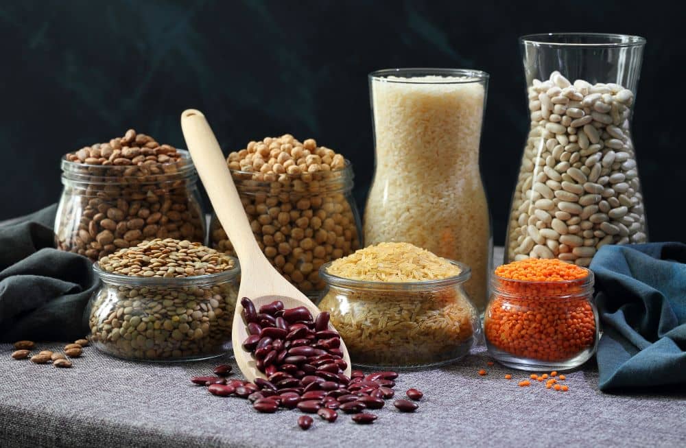 Beans, peas, and lentils and rich sources of potassium and magnesium which are important for muscle and nerve function.