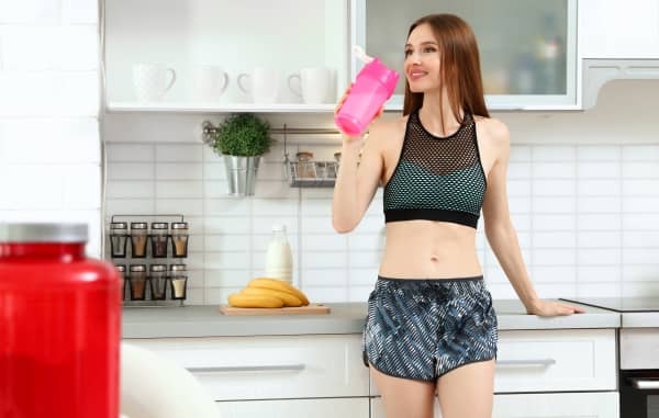 Whey protein is usually sold as a flavored powder, which is added to shakes, meal replacements and protein bars.